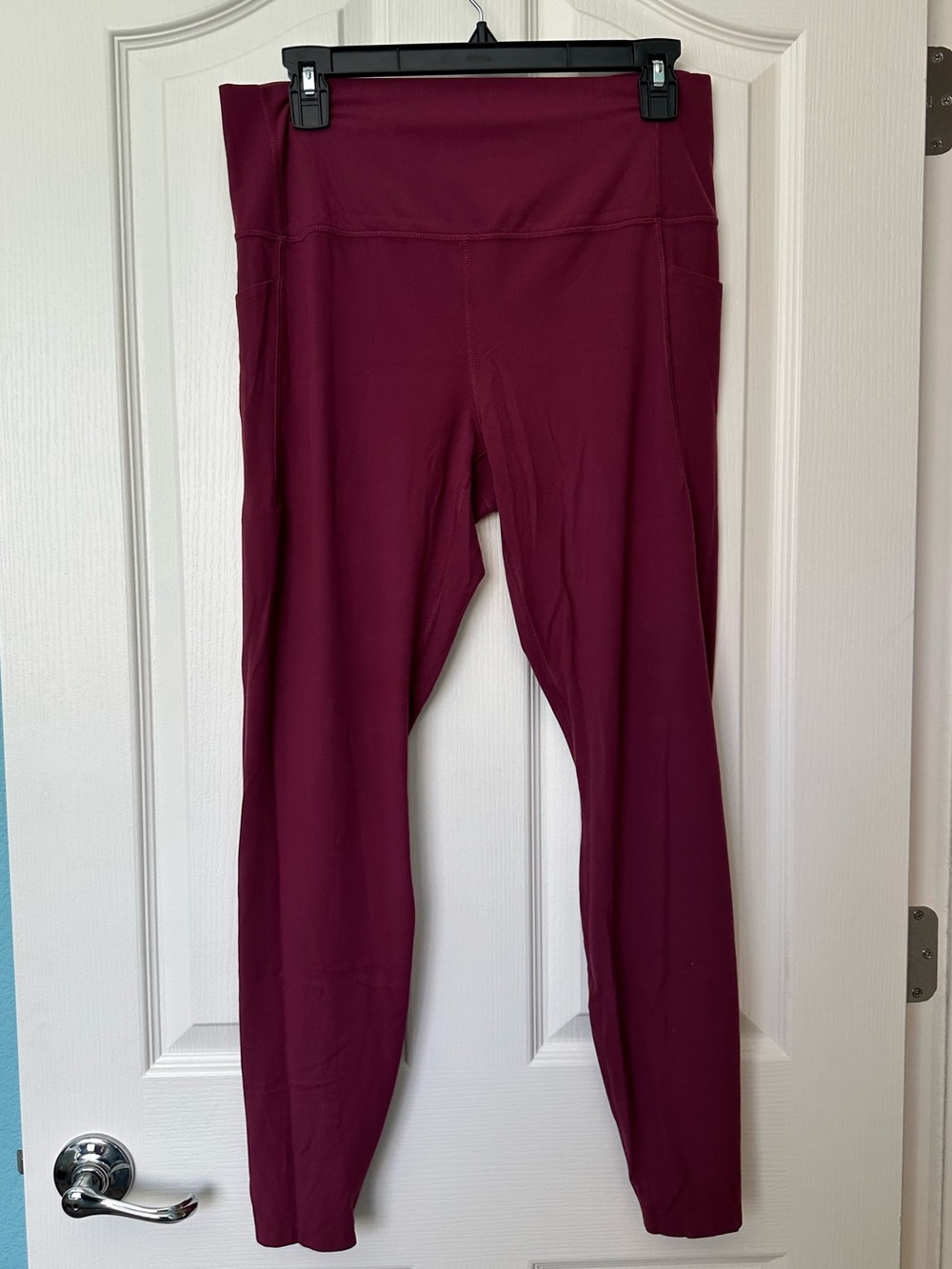 ALL IN MOTION Burgundy High-Waist Leggings
